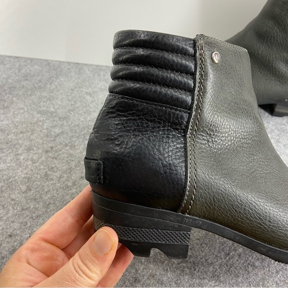 Sorel Danica Waterproof Leather Short Boot Bootie Women’s Size 6.5 - Picture 11 of 12